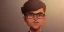 Placeholder: hansome brown indian kid wearing glasses and a tux