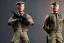 Placeholder: G.I. Joe doll soldier Donald Trump, gun,boots, beret, high definition, elbow