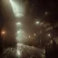 Placeholder: underground city steampunk detailed creepy