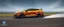 Placeholder: A national geographic award winning photograph of a military fighter jet station wagon wasp hybrid designed by volkswagen only one vehicle per image painted metallic orange traveling at a high rate of speed, jet intake off of front center of vehicle and jet exhaust out the rear with bright blue flame