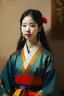 Placeholder: Jang wonyoung as a painting