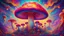 Placeholder: psychedeliC, PETER MAX STYLE, TRIPPY, MUSHROOM, picture of a BEAUTIFUL,, , cinematic, highly detailed, 4k, deep colors, gold, fire,, metal,, ethereal, utopia , ARTIFICIAL INTELLIGENCE,,