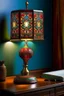 Placeholder: table lamp inspired by kebaya nyonya, modern design,