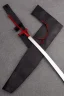 Placeholder: berserker meaty black hair longsword