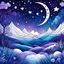 Placeholder: imagine a starry night sky filled with whimsical elements like crescent moons, shooting stars, and fluffy clouds. Create a design that captures the magic of a dreamy night, leaving room for coloring the sky in calming blues and purples while adding a touch of enchantment to the celestial elements.