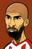 Placeholder: Thierry Henry French soccer player ,cartoon 2d