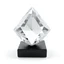 Placeholder: Glitter white grey diamond standing