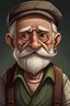 Placeholder: create a old man character for a fact and trivia YouTube channel
