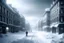 Placeholder: cinemtic photo snow ice cold wind humans freezing grand solar minimum mini ice age western europe modern city