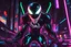 Placeholder: symbiote in 8k 80s anime drawing, joker model, neon lights, intricate details, highly detailed, high details, detailed portrait, masterpiece,ultra detailed, ultra quality