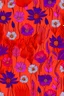 Placeholder: seamless repeat. african flowers, orange, purple, magenta