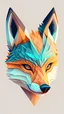Placeholder: A detailed illustration face ninja wolf, fire, t-shirt design, t-shirt design, in the style of Studio Ghibli, pastel tetradic colors, 3D vector art, cute and quirky, fantasy art, watercolor effect, bokeh, Adobe Illustrator, hand-drawn, digital painting, low-poly, soft lighting, bird's-eye view, isometric style, retro aesthetic, focused on the character, 4K resolution, photorealistic rendering, using Cinema 4D, vector logo, vector art, put word "FuriuS", 2d, emblem, 2d, use pasten colors