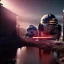 Placeholder: Star wars, İstanbul, alien invasion, robot attack, unreal engine 5, dramatic lighting, anime lut, hyper realistic, cinematic lighting