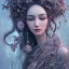 Placeholder: Insanely detailed photograph of an “portrait of gorgeous winter goddess ” with intricate hair, intricate embroidered dress, beautiful clear face and hyperdetailed painting by Ismail Inceoglu Huang Guangjian and Dan Witz CGSociety ZBrush Central fantasy art album cover art,8K, hdr, romantic, mysterious, ominous, beautiful flowers, jewelry, comfort, natural eyes,naked,tasteful