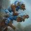 Placeholder: cougar in blue and white battle armor, a highly detailed illustration, background of Inka jungle, realistic render, 8 k, micro detail, intricate, elegant, centered, digital painting, Artstation, smooth, sharp focus, illustration, artgerm, tomasz alen kopera, peter mohrbacher, donato giancola, joseph christian leyendecker, wlop, boris vallejo