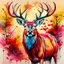 Placeholder: red deer artwork