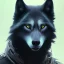 Placeholder: award winning portrait of a male anthropomorphic black wolf long vblack hair. character design by cory loftis, fenghua zhong, ryohei hase, ismail inceoglu and ruan jia. artstation, artistic lighting, highly detailed, photorealistic, fantasy