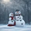 Placeholder: a snowman eating a baby, trending on artstation, 4 k, tyndall effect, snow day, cinematic, ultra wide angle, hyper realistic, serene, early morning