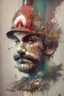 Placeholder: Mario Bros by Carne Griffiths and Alex Ross and Leonardo DaVinci