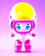 Placeholder: popmart space molly on solid background color