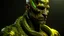 Placeholder: Snake man, green-yellow shades, high detail, high resolution, 8K