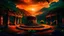 Placeholder: meditation round podium . my dreams . day landscape day landscape, orange light colors, In the garden my mind bows . meditation .The ruins of a village in the midst in the jungle , mountains. space color is dark , where you can see the fire and smell the smoke, galaxy, space, ethereal space, cosmos, panorama. Palace , Background: An otherworldly planet, bathed in the cold glow of distant stars. Northern Lights dancing above the clouds in papua new guinea.