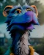 Placeholder: Realistic image, hybrid character, Sesame Street muppet, head. man, body, ,arms, hands, police, dress. Wes Anderson style, concept art, smooth, unreal engine 5, god lights, ray tracing, RTX, lumen lighting, ultra detail, volumetric lighting, 3d, finely drawn, high definition, 4k.