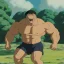 Placeholder: ancient bodybuilding gorilla