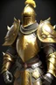 Placeholder: medival paladin with golden armor