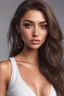 Placeholder: Social media influencer. Hyper realistic. Brunette. Brown eyes. Exotic. Athletic. Glamorous.