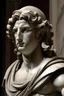 Placeholder: Statue or portrait of young Alexander the Great.