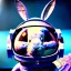 Placeholder: pixar style cute rabbit astronaut in space, unreal engine