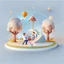Placeholder: father's day clipart, playground scene, isolated white background, cinematic lighting effect, charming, bokeh, digital painting, soft lighting, , 4K resolution, photorealistic rendering, highly detailed clean, vector image, photorealistic masterpiece, professional photography, simple space backdrop, flat white background, isometric, vibrant vector