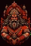 Placeholder: Lord hanumanji abstract mythology highend fashion utility