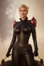 Placeholder: Cersei Lannister as evil dominatrix in black leather, busty, cleavage, curvy, lena headay, angry, stern look. character design by cory loftis, fenghua zhong, ryohei hase, ismail inceoglu and ruan jia. unreal engine 5, artistic lighting, highly detailed, photorealistic, fantasy