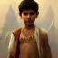Placeholder:  Indian mystical boy , cute, beautiful, cinematic, 8k, resolution concept art portrait by Greg Rutkowski, Artgerm, WLOP, Alphonse Mucha dynamic lighting hyperdetailed intricately detailed