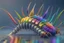 Placeholder: rainbow stinger, perfect composition, hyperrealistic, super detailed, 8k, high quality, trending on artstation, studio photo, highly detailed, wide borders