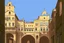 Placeholder: Atrani Sorrento Salerno Belle Epoque Jugendstil in ghibli style. Old 2d game Metal slug graphic style.