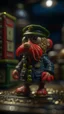 Placeholder: Cthulhu postman pat, shot on Hasselblad h6d-400c, zeiss prime lens, bokeh like f/0.8, tilt-shift lens 8k, high detail, smooth render, down-light, unreal engine, prize winning