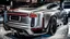 Placeholder: rolls royce cullinan BRABUS ROCKET bodykit, rear view, desktop wallpaper, 4K, Cinematic