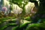 Placeholder: Immersive​ fantasy elven town in the deep forest with ancient elder tree beautiful blossom nature river 4k full hd