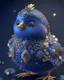 Placeholder: A cute and adorable little chick made of sapphire ornaments highly detailed intricated art design trending at artstation 8k uhd