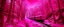Placeholder: A pinkish purple and reddish magenta forest with a train designed in cave paintings painted by Jackson Pollock