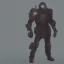 Placeholder: Technologically Advanced Combat Armor with helmet, style god killer