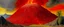 Placeholder: A red pyroclastic volcano spewing fire designed in ancient Greek mosaics painted by Claude Monet