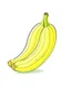 Placeholder: cute drawing of a yellow banana on a white background.