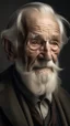 Placeholder: An elderly man in his sixties, with gray hair and a soft beard. His face bears the wrinkles of time, reflecting the wisdom and experiences of a long life. He may be noticeably tall, using a cane to aid in movement. His attire leans towards formal and conservative, favoring muted colors. His face carries serene and wise features, with expressive eyes that tell the tales of the passing years. While he may face health challenges, his spirit remains strong, and he maintains a youthful openness to