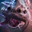 Placeholder: fluid ink angler fish creature, unreal engine 5, 8k resolution, photorealistic, ultra detailed