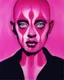 Placeholder: an album cover, {prompt}, Francesco Clemente, instagram, funk art, glowing pink face, glowing magenta face, glowing pink eyes