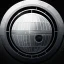 Placeholder: embossed Star Wars death star Logo